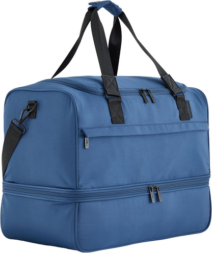 Scotch & Soda Amsterdam Travel Duffel Bag, Black, 20-Inch