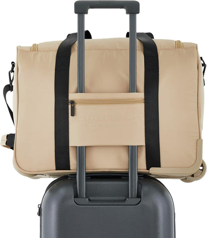 Scotch & Soda Amsterdam Travel Duffel Bag, Black, 20-Inch