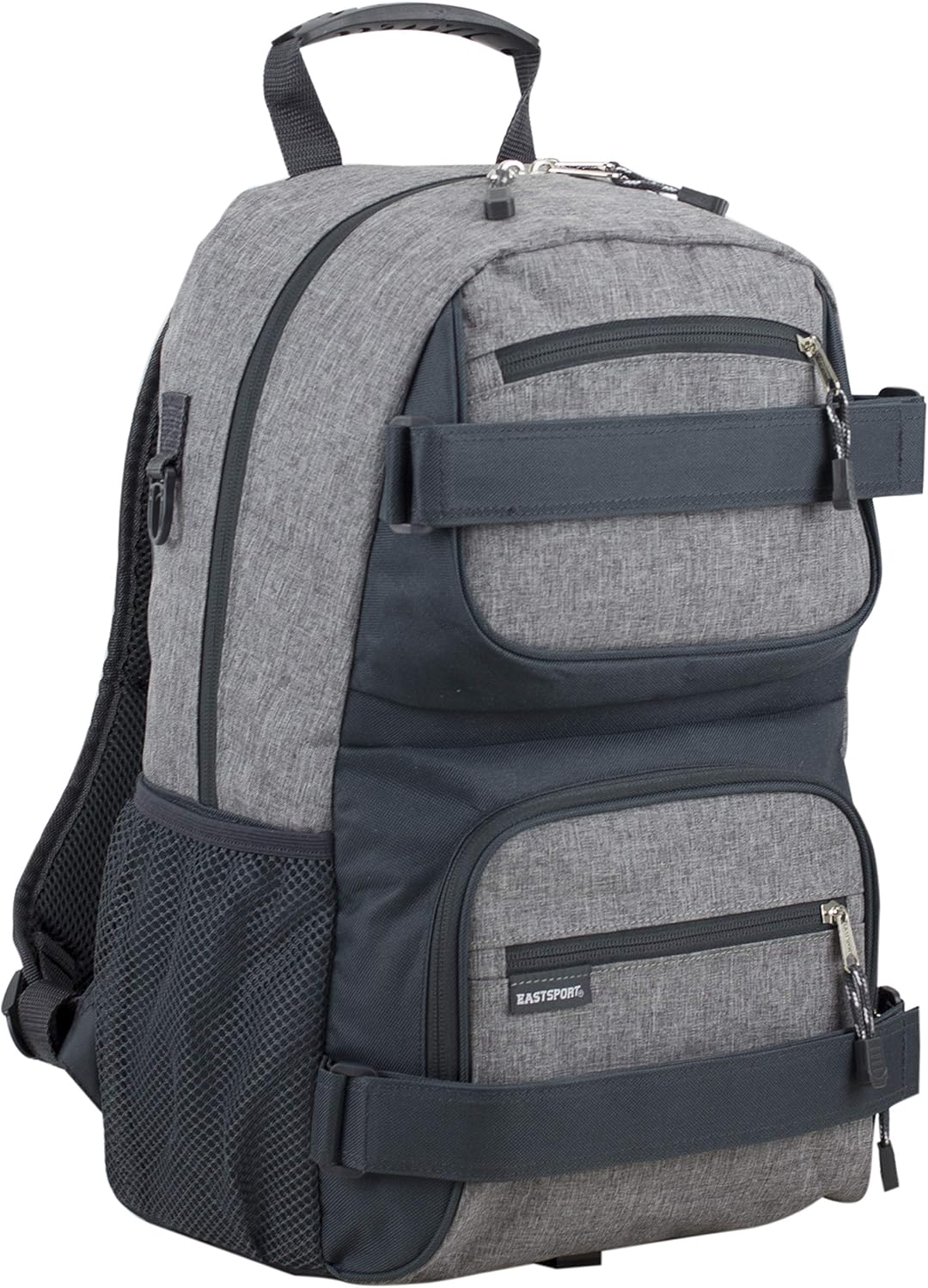 Travel Skateboard Backpack Double Strap Laptop Bag Multi-Sport Design for Men and Women, Camo Black