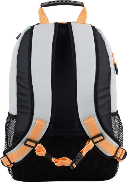 Travel Skateboard Backpack Double Strap Laptop Bag Multi-Sport Design for Men and Women, Camo Black