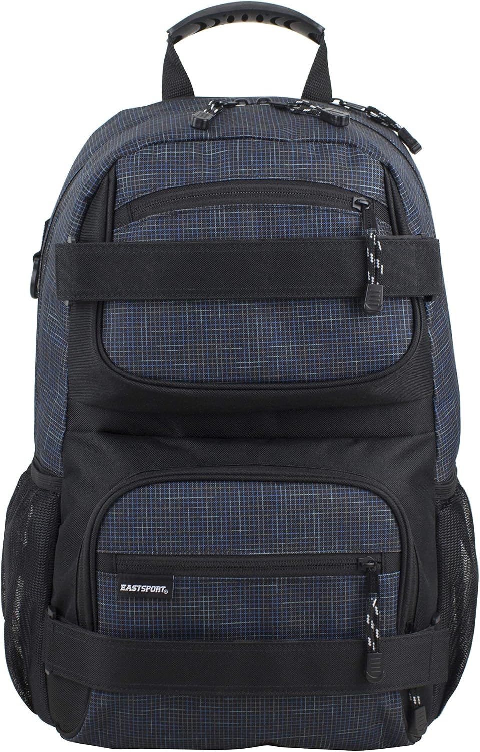 Travel Skateboard Backpack Double Strap Laptop Bag Multi-Sport Design for Men and Women, Camo Black