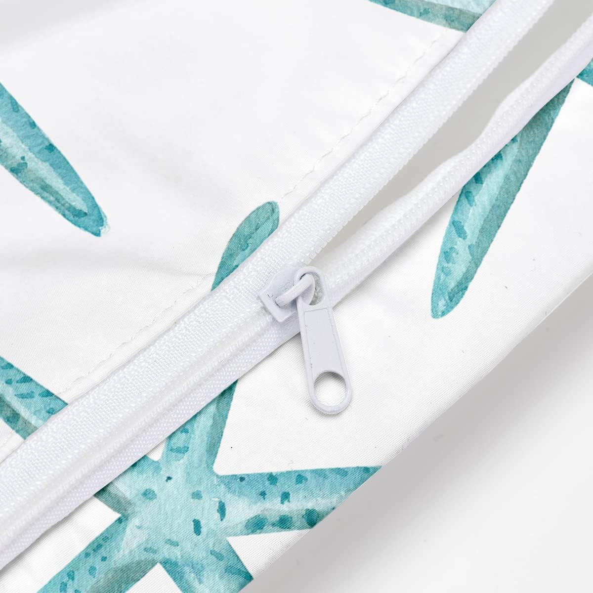Wet Bag, Wet Dry Bag, Wet Bag for Swimsuit, Travel, Beach, Pool, Diapers, Dirty Yoga Gym Clothes, Makeup Bag, Waterproof Reusable Beach Bag Ocean Decor Starfish Sea Horse Anchor