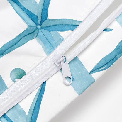 Wet Bag, Wet Dry Bag, Wet Bag for Swimsuit, Travel, Beach, Pool, Diapers, Dirty Yoga Gym Clothes, Makeup Bag, Waterproof Reusable Beach Bag Ocean Decor Starfish Sea Horse Anchor