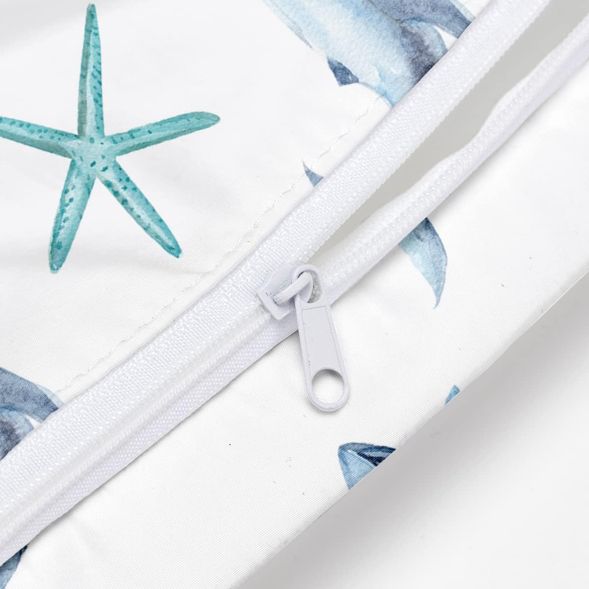 Wet Bag, Wet Dry Bag, Wet Bag for Swimsuit, Travel, Beach, Pool, Diapers, Dirty Yoga Gym Clothes, Makeup Bag, Waterproof Reusable Beach Bag Ocean Decor Starfish Sea Horse Anchor