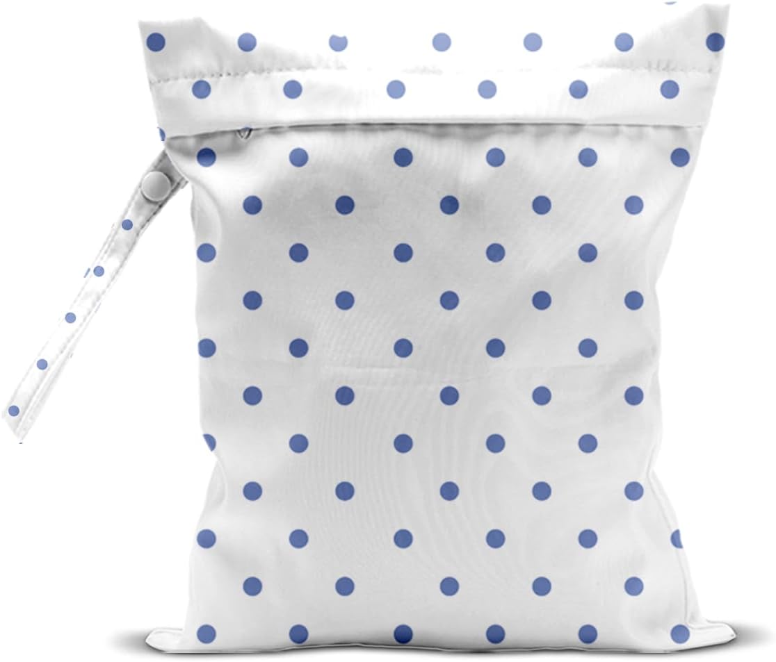 Wet Bag, Wet Dry Bag, Wet Bag for Swimsuit, Travel, Beach, Pool, Diapers, Dirty Yoga Gym Clothes, Makeup Bag, Waterproof Reusable Beach Bag Ocean Decor Starfish Sea Horse Anchor
