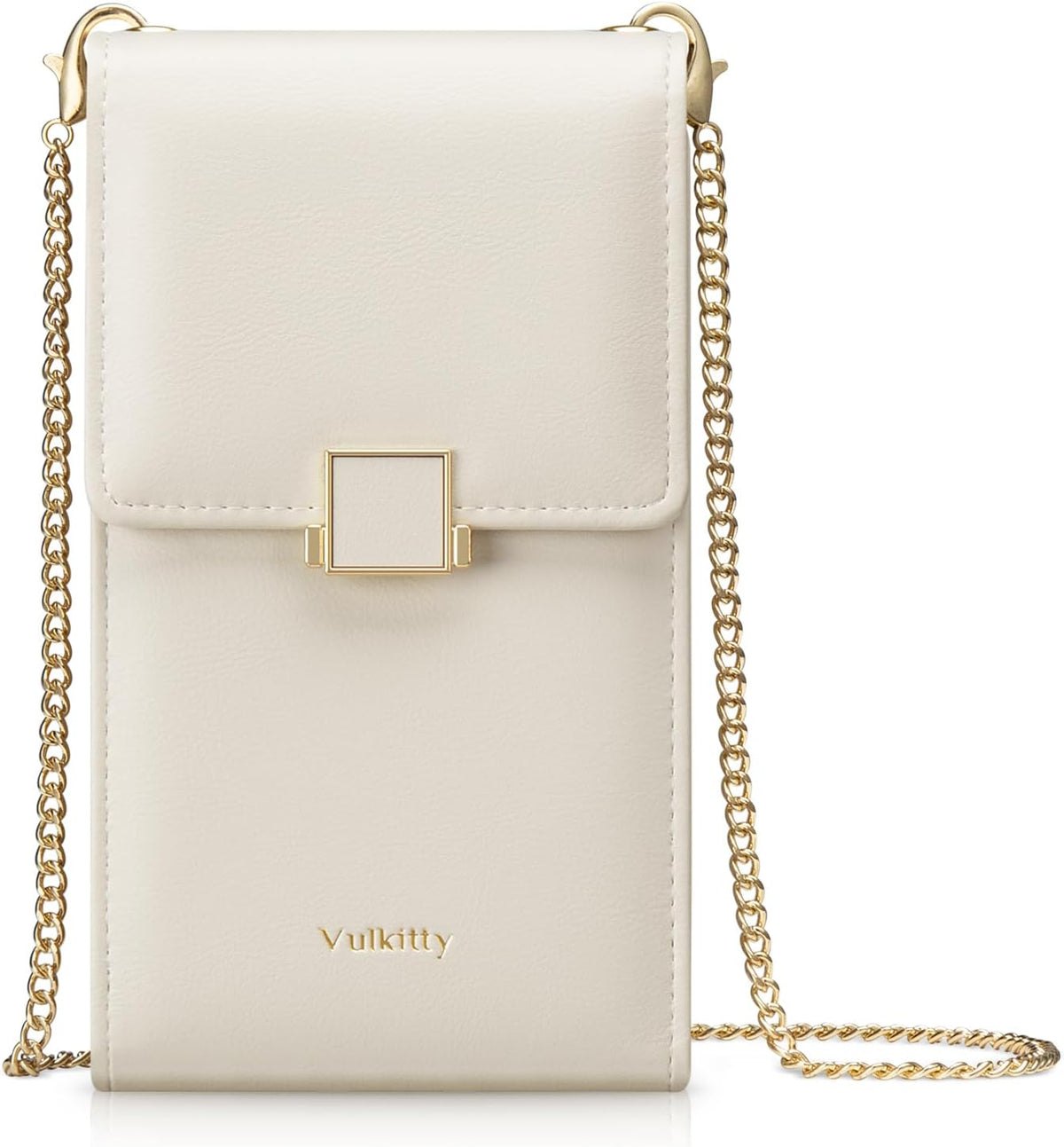 Vulkitty Cell Phone Purse with Crossbody Strap, Small Crossbody Purse for Women, Mobile Phone Bags, Leather Passport Bag