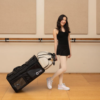 Carry On Bag for Women - Premium Convertible Garment Duffel for Travel, Great as a Garment Bag for Suits and Dresses, with Shoe Pocket and Cute Shoulder Strap