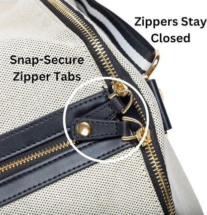 Carry On Bag for Women - Premium Convertible Garment Duffel for Travel, Great as a Garment Bag for Suits and Dresses, with Shoe Pocket and Cute Shoulder Strap