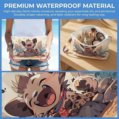 Wet Dry Bag, Waterproof Travel Pouch, Large Zipper Bag For Swimsuits, Diapers, Toiletries, Makeup, Women And Girls Cute Baby Shark