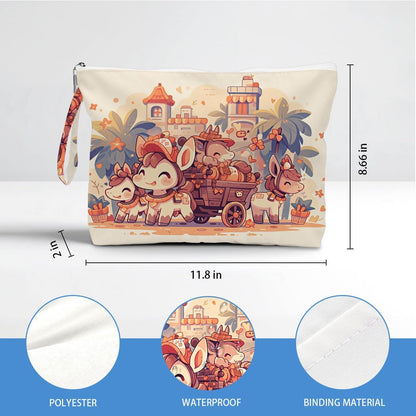 Wet Dry Bag, Waterproof Travel Pouch, Large Zipper Bag For Swimsuits, Diapers, Toiletries, Makeup, Women And Girls Cute Baby Shark