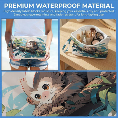 Wet Dry Bag, Waterproof Travel Pouch, Large Zipper Bag For Swimsuits, Diapers, Toiletries, Makeup, Women And Girls Cute Baby Shark