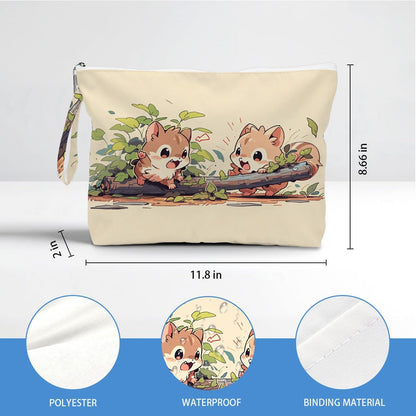 Wet Dry Bag, Waterproof Travel Pouch, Large Zipper Bag For Swimsuits, Diapers, Toiletries, Makeup, Women And Girls Cute Baby Shark