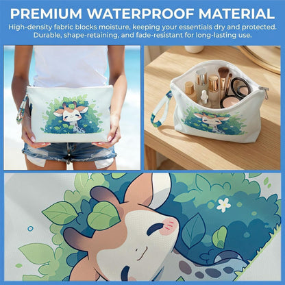 Wet Dry Bag, Waterproof Travel Pouch, Large Zipper Bag For Swimsuits, Diapers, Toiletries, Makeup, Women And Girls Cute Baby Shark