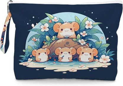 Wet Dry Bag, Waterproof Travel Pouch, Large Zipper Bag For Swimsuits, Diapers, Toiletries, Makeup, Women And Girls Cute Baby Shark