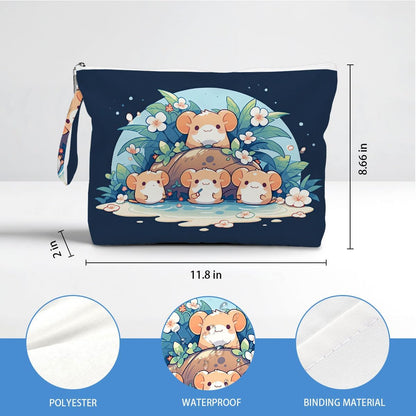 Wet Dry Bag, Waterproof Travel Pouch, Large Zipper Bag For Swimsuits, Diapers, Toiletries, Makeup, Women And Girls Cute Baby Shark