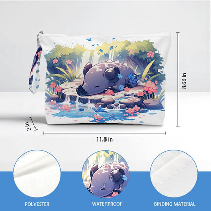 Wet Dry Bag, Waterproof Travel Pouch, Large Zipper Bag For Swimsuits, Diapers, Toiletries, Makeup, Women And Girls Cute Baby Shark