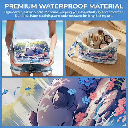 Wet Dry Bag, Waterproof Travel Pouch, Large Zipper Bag For Swimsuits, Diapers, Toiletries, Makeup, Women And Girls Cute Baby Shark