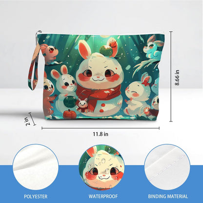 Wet Dry Bag, Waterproof Travel Pouch, Large Zipper Bag For Swimsuits, Diapers, Toiletries, Makeup, Women And Girls Cute Baby Shark