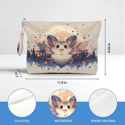 Wet Dry Bag, Waterproof Travel Pouch, Large Zipper Bag For Swimsuits, Diapers, Toiletries, Makeup, Women And Girls Cute Baby Shark