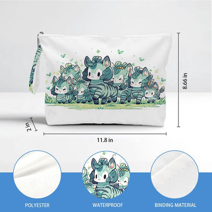 Wet Dry Bag, Waterproof Travel Pouch, Large Zipper Bag For Swimsuits, Diapers, Toiletries, Makeup, Women And Girls Cute Baby Shark