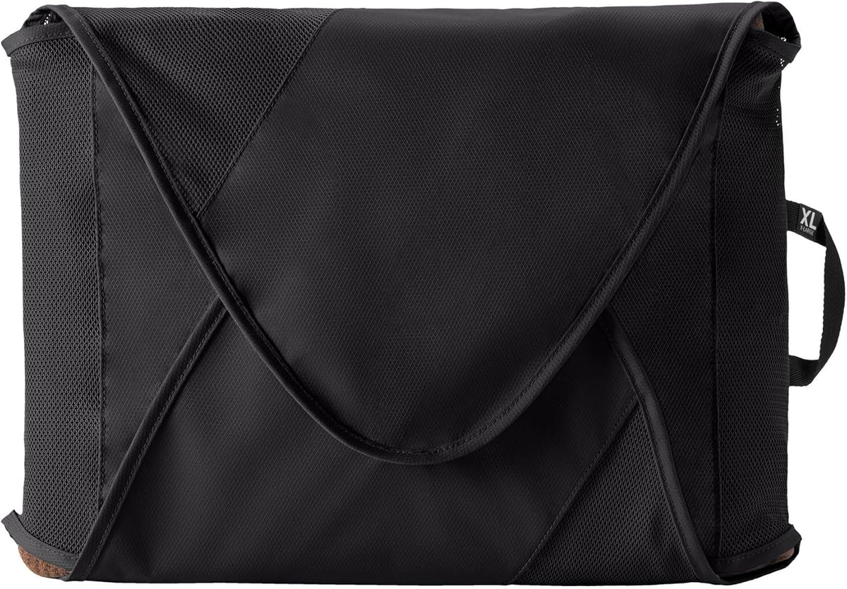 Pack-It Reveal Garment Folder - Travel Garment Bag with Compression Wings to Maximize Luggage Space - Convenient Top Handle - Quick Drying Material XL Blue Dawn