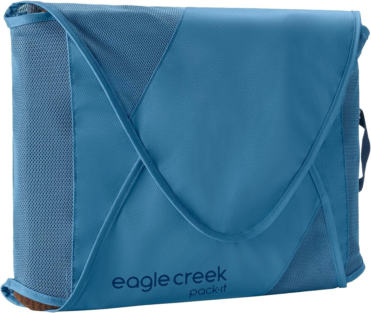 Pack-It Reveal Garment Folder - Travel Garment Bag with Compression Wings to Maximize Luggage Space - Convenient Top Handle - Quick Drying Material XL Blue Dawn