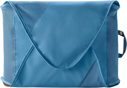 Pack-It Reveal Garment Folder - Travel Garment Bag with Compression Wings to Maximize Luggage Space - Convenient Top Handle - Quick Drying Material XL Blue Dawn