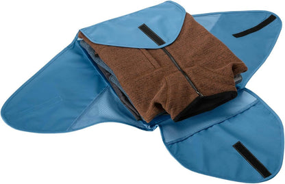 Pack-It Reveal Garment Folder - Travel Garment Bag with Compression Wings to Maximize Luggage Space - Convenient Top Handle - Quick Drying Material XL Blue Dawn