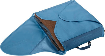Pack-It Reveal Garment Folder - Travel Garment Bag with Compression Wings to Maximize Luggage Space - Convenient Top Handle - Quick Drying Material XL Blue Dawn