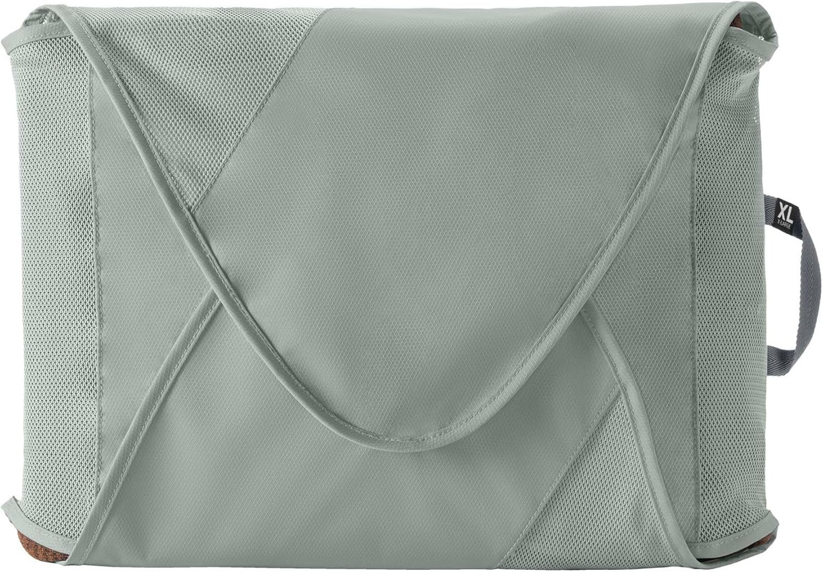 Pack-It Reveal Garment Folder - Travel Garment Bag with Compression Wings to Maximize Luggage Space - Convenient Top Handle - Quick Drying Material XL Blue Dawn