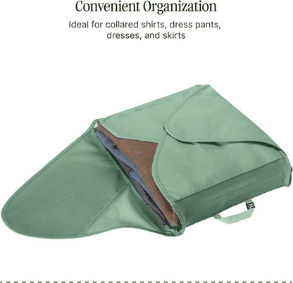 Pack-It Reveal Garment Folder - Travel Garment Bag with Compression Wings to Maximize Luggage Space - Convenient Top Handle - Quick Drying Material XL Blue Dawn