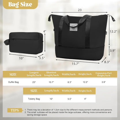 Hardshell Luggage Set, Travel Suitcase Set | Carry on suitcase,Travel luggage set with double spinner wheels and lock.14" 20" 24" 28"+Duffel Bag+Toiletry Bag - Colors A
