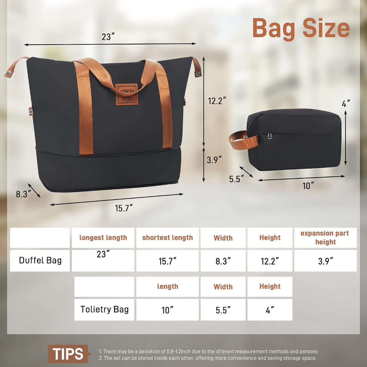 Hardshell Luggage Set, Travel Suitcase Set | Carry on suitcase,Travel luggage set with double spinner wheels and lock.14" 20" 24" 28"+Duffel Bag+Toiletry Bag - Colors A
