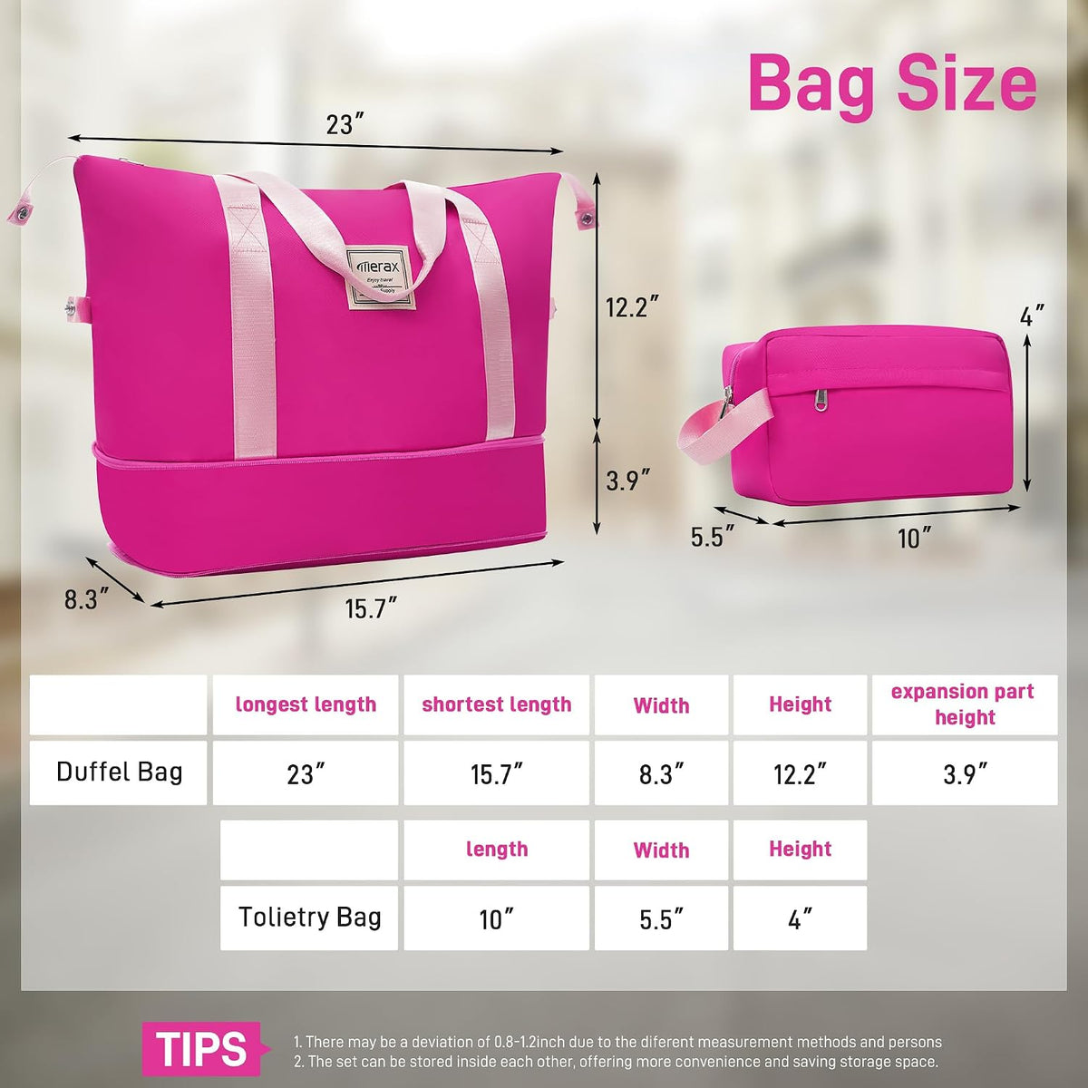 Hardshell Luggage Set, Travel Suitcase Set | Carry on suitcase,Travel luggage set with double spinner wheels and lock.14" 20" 24" 28"+Duffel Bag+Toiletry Bag - Colors A