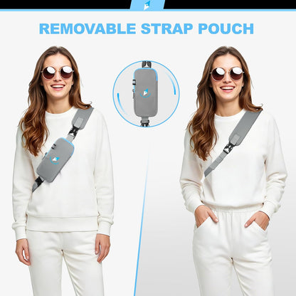 Seektop RFID Anti-Theft Crossbody Bag Sling Backpack for Women & Men, Casual Chest Daypack for Daily Travel