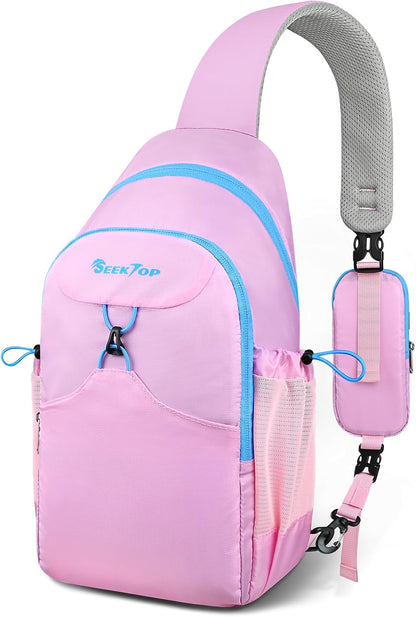 Seektop RFID Anti-Theft Crossbody Bag Sling Backpack for Women & Men, Casual Chest Daypack for Daily Travel