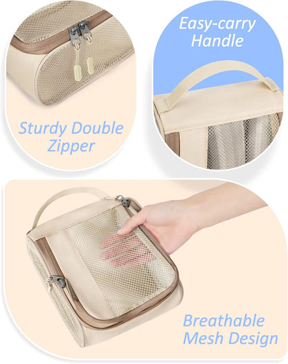 Keep Shape Packing Cubes, 7 Set for Travel, Lightweight Cubes, Suitcase Organizer Bags Set for Essentials