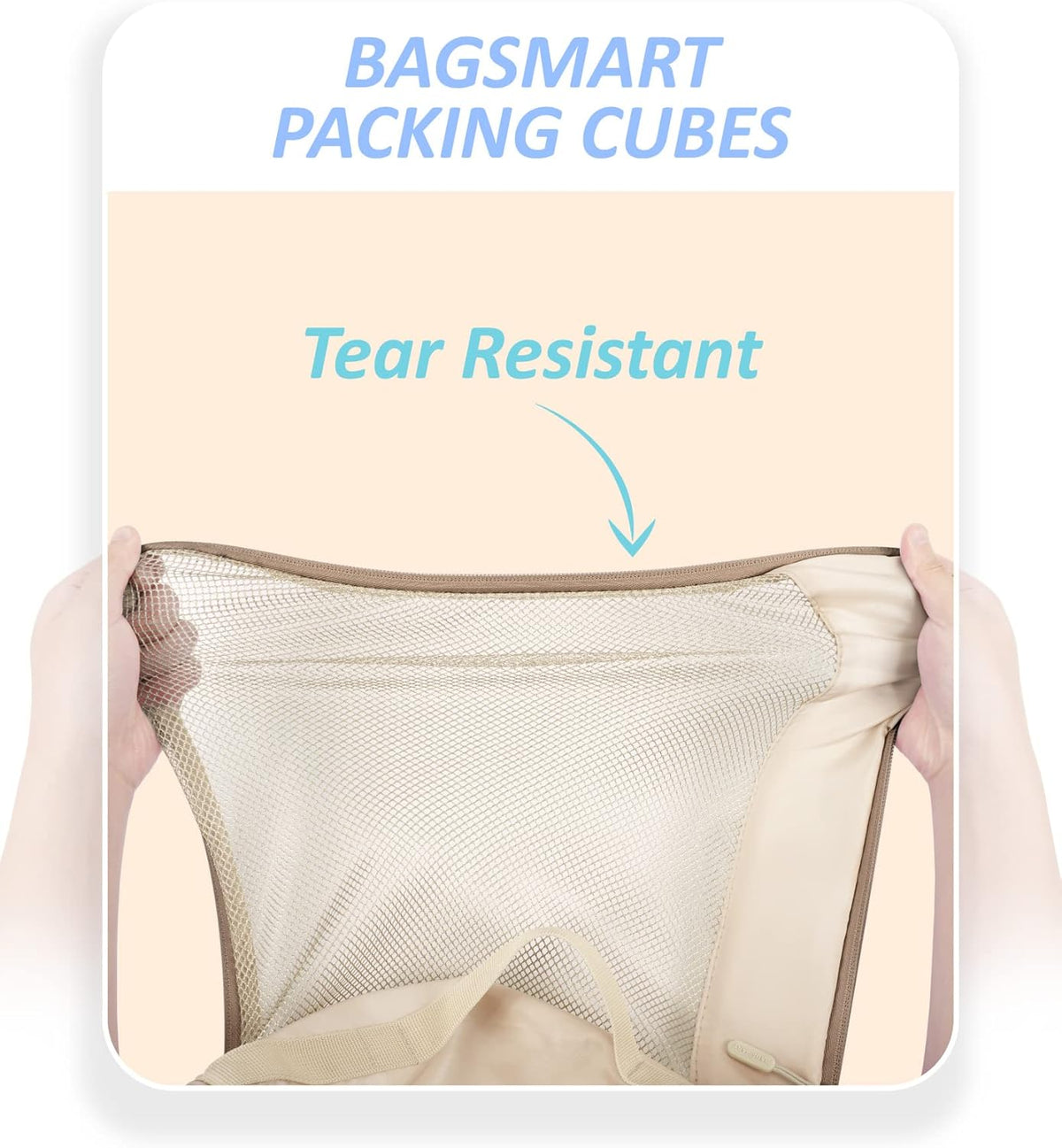 Keep Shape Packing Cubes, 7 Set for Travel, Lightweight Cubes, Suitcase Organizer Bags Set for Essentials