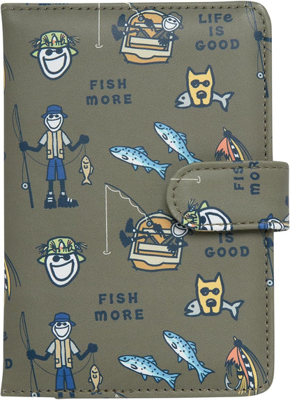 Travel Passport Cover, Card Slots, Snap Closure | Slim Design, Card Slots, Snap Closure, Fits Neatly in a Purse or Backpack, Keeps Documents and Boarding Pass Organized