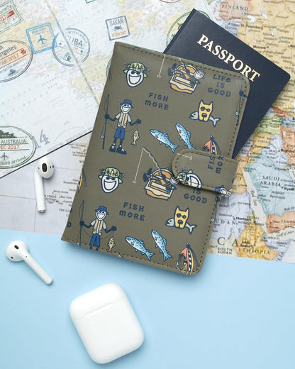 Travel Passport Cover, Card Slots, Snap Closure | Slim Design, Card Slots, Snap Closure, Fits Neatly in a Purse or Backpack, Keeps Documents and Boarding Pass Organized