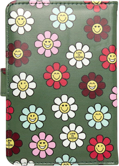 Travel Passport Cover, Card Slots, Snap Closure | Slim Design, Card Slots, Snap Closure, Fits Neatly in a Purse or Backpack, Keeps Documents and Boarding Pass Organized