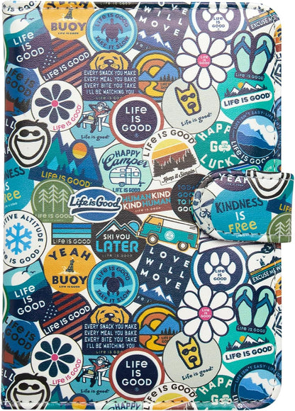 Travel Passport Cover, Card Slots, Snap Closure | Slim Design, Card Slots, Snap Closure, Fits Neatly in a Purse or Backpack, Keeps Documents and Boarding Pass Organized
