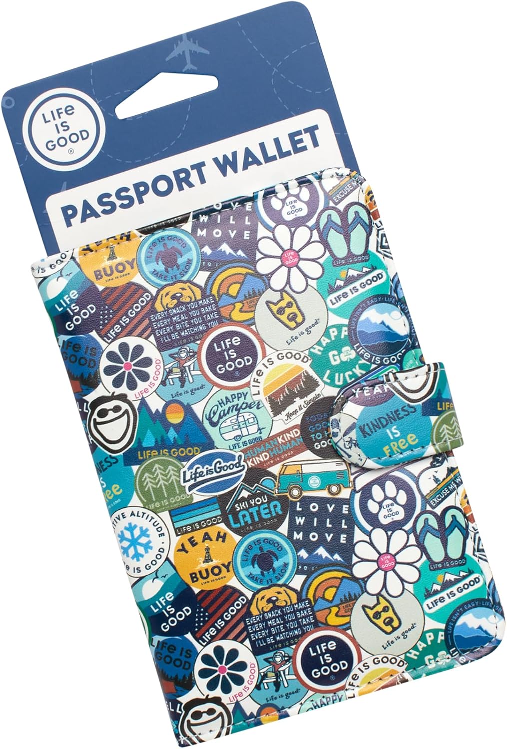 Travel Passport Cover, Card Slots, Snap Closure | Slim Design, Card Slots, Snap Closure, Fits Neatly in a Purse or Backpack, Keeps Documents and Boarding Pass Organized