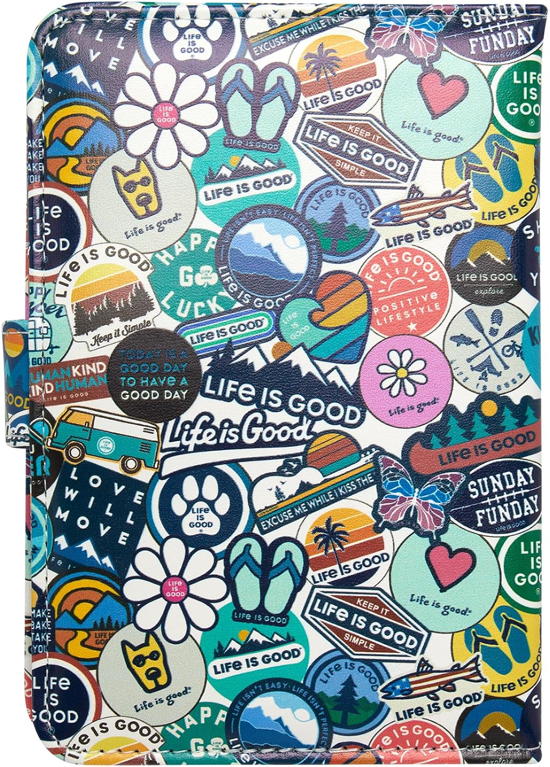 Travel Passport Cover, Card Slots, Snap Closure | Slim Design, Card Slots, Snap Closure, Fits Neatly in a Purse or Backpack, Keeps Documents and Boarding Pass Organized