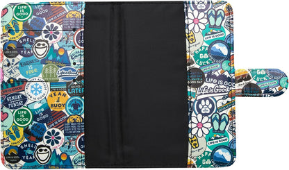 Travel Passport Cover, Card Slots, Snap Closure | Slim Design, Card Slots, Snap Closure, Fits Neatly in a Purse or Backpack, Keeps Documents and Boarding Pass Organized