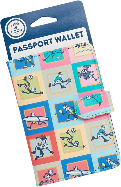 Travel Passport Cover, Card Slots, Snap Closure | Slim Design, Card Slots, Snap Closure, Fits Neatly in a Purse or Backpack, Keeps Documents and Boarding Pass Organized