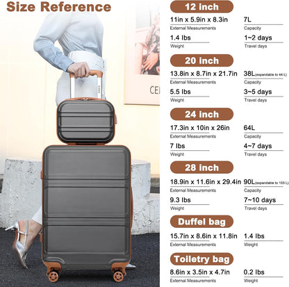 15'' Underseat Carry On Luggage Airline Approved Lightweight | Anti-Scratch PC+ABS Hardshell Carry on Suitcase with Smooth Spinner Wheel, Overnight Carry on for Short Travel, Nude Pink