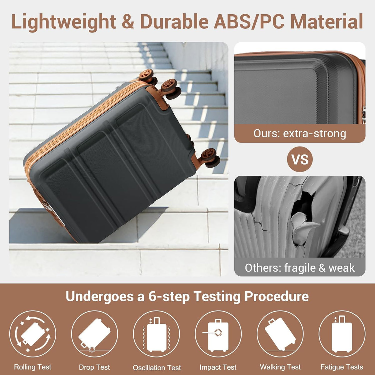 15'' Underseat Carry On Luggage Airline Approved Lightweight | Anti-Scratch PC+ABS Hardshell Carry on Suitcase with Smooth Spinner Wheel, Overnight Carry on for Short Travel, Nude Pink