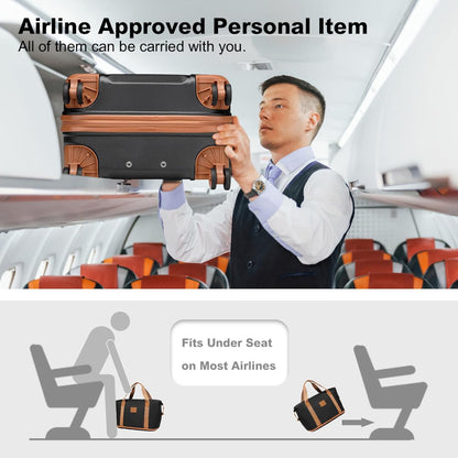 15'' Underseat Carry On Luggage Airline Approved Lightweight | Anti-Scratch PC+ABS Hardshell Carry on Suitcase with Smooth Spinner Wheel, Overnight Carry on for Short Travel, Nude Pink