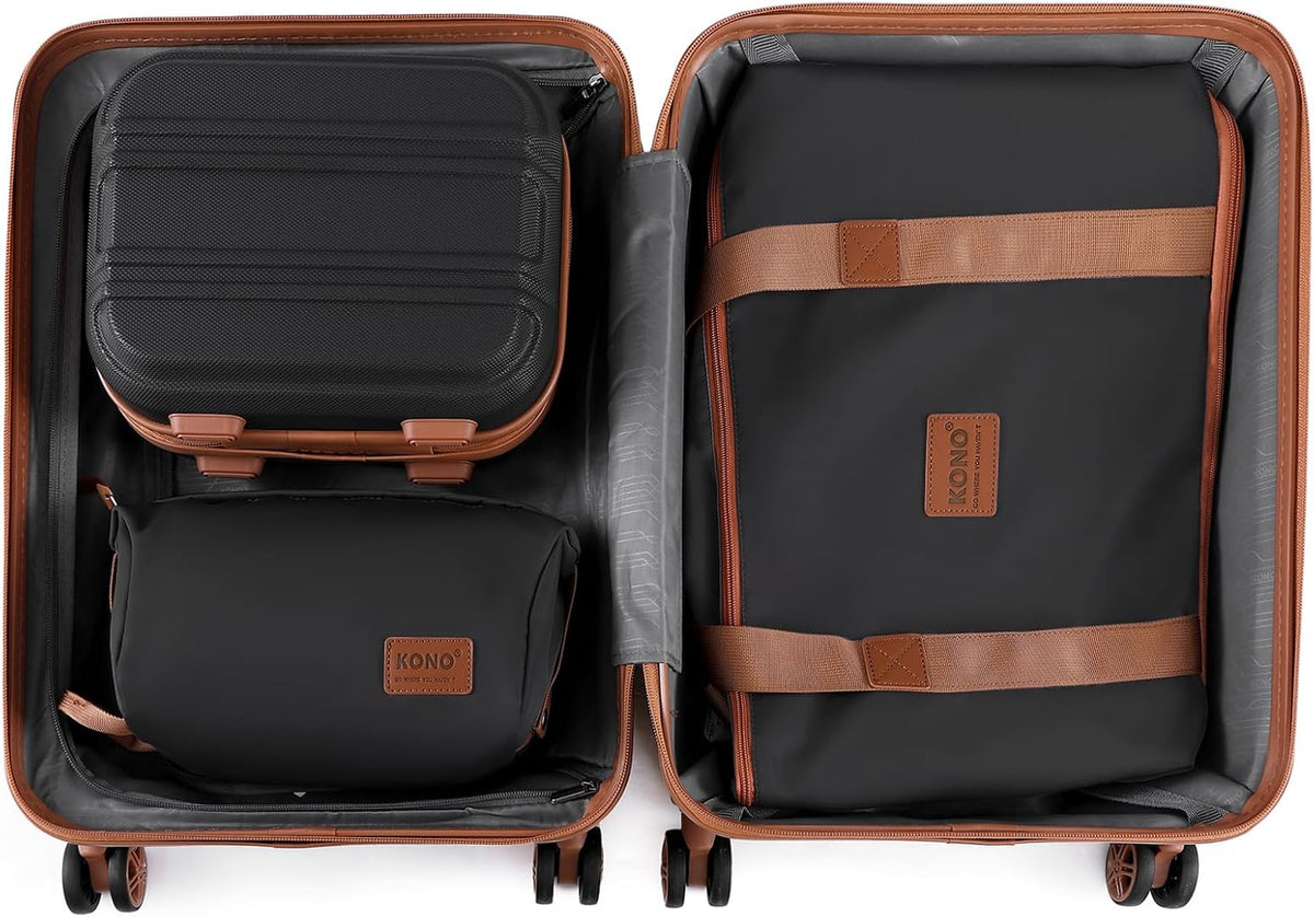15'' Underseat Carry On Luggage Airline Approved Lightweight | Anti-Scratch PC+ABS Hardshell Carry on Suitcase with Smooth Spinner Wheel, Overnight Carry on for Short Travel, Nude Pink